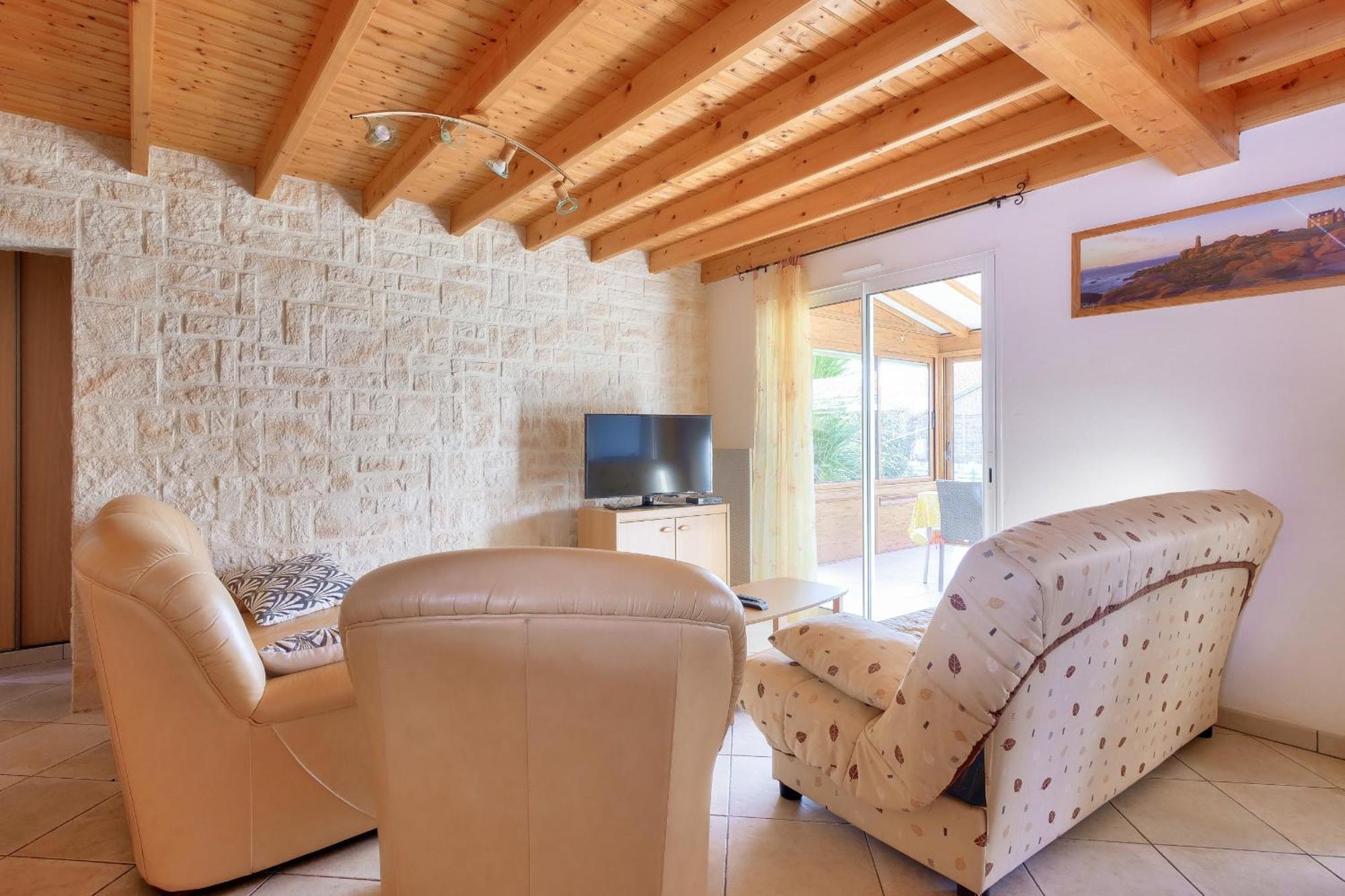 Maison Pour 8 - 5Min De La Plage - Jardin & Veranda Longeville-sur-Mer Dış mekan fotoğraf