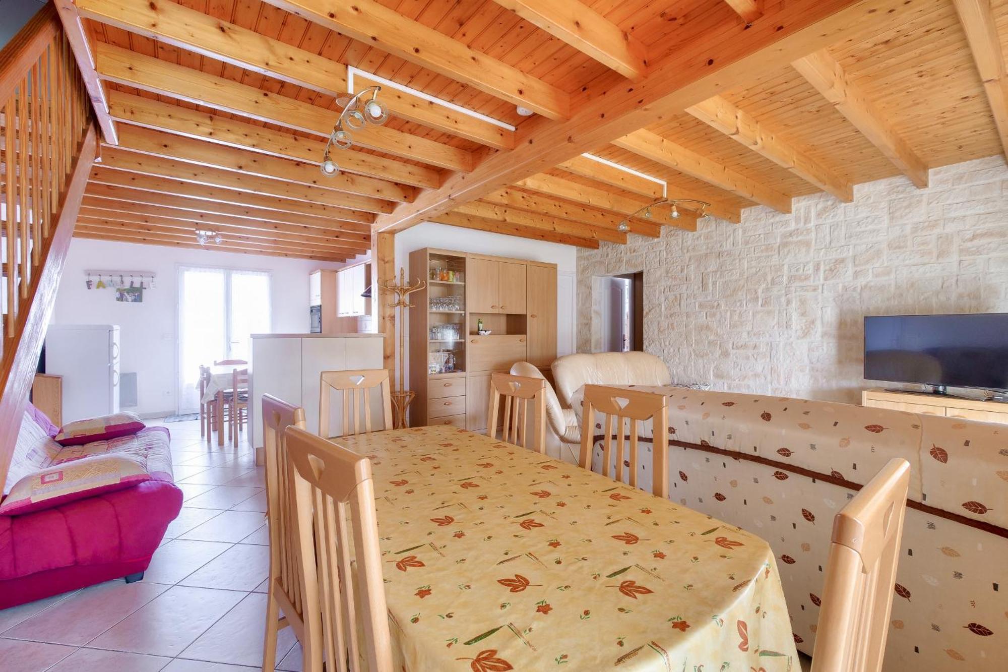 Maison Pour 8 - 5Min De La Plage - Jardin & Veranda Longeville-sur-Mer Dış mekan fotoğraf