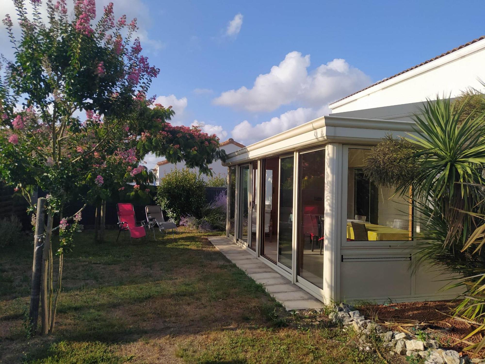 Maison Pour 8 - 5Min De La Plage - Jardin & Veranda Longeville-sur-Mer Dış mekan fotoğraf